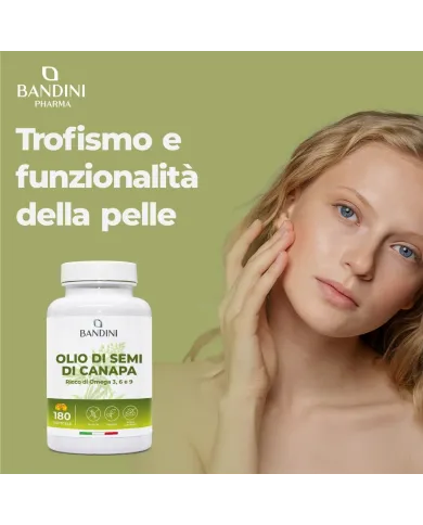 Olio di semi di canapa - 180 softgel